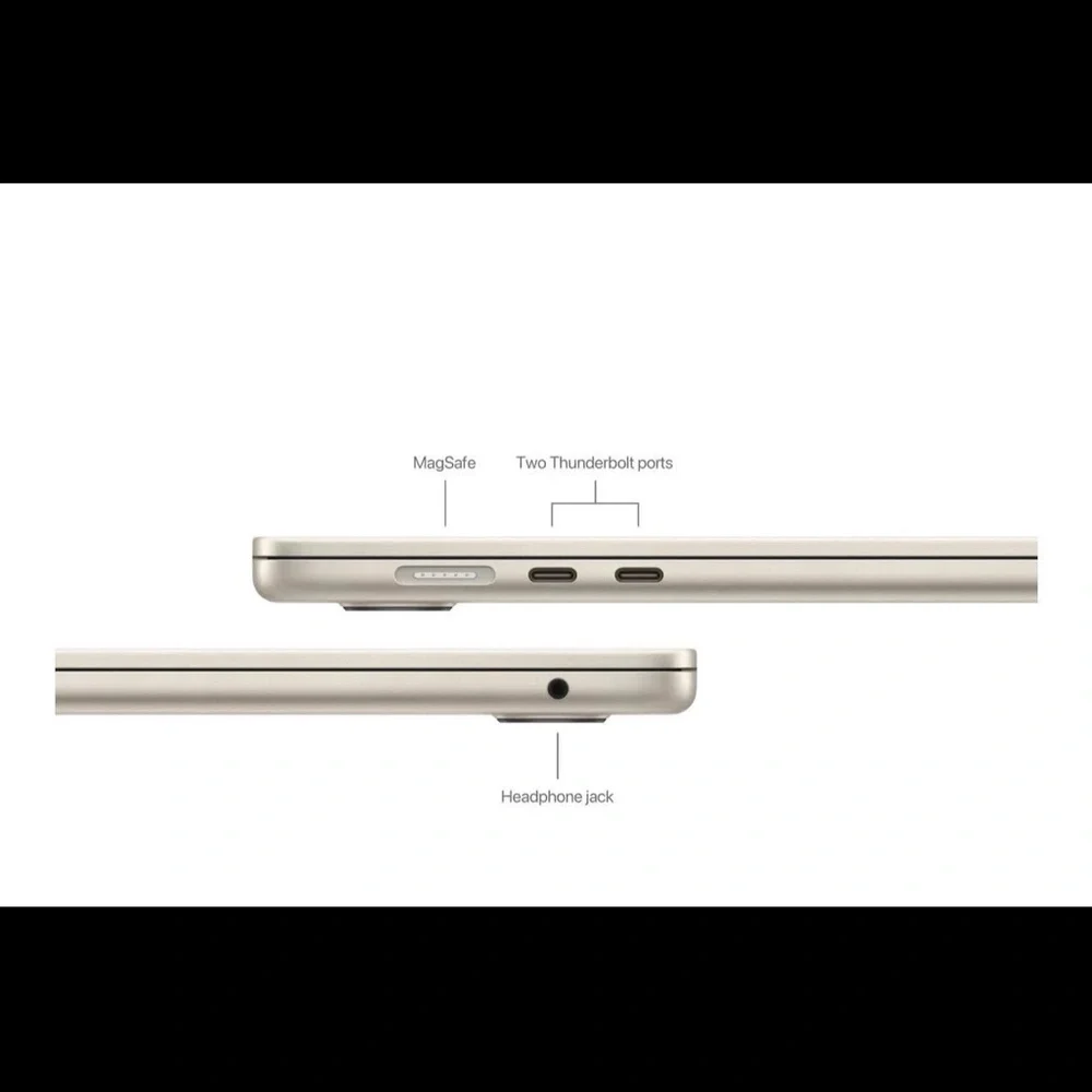 Apple - MacBook Air 15-inch 8GB Memory - 256GB SSD - Starlight